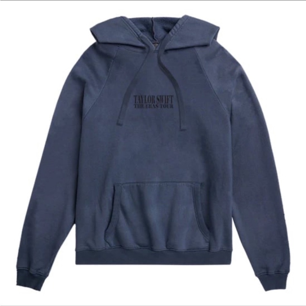 Taylor Swift The Eras II Tour Washed Blue Hoodie M